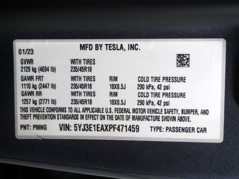 Used 2023 Tesla Model 3 RWD image 61