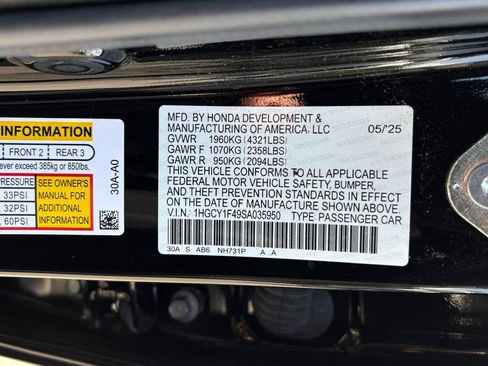 Used 2025 Honda Accord SE image 30