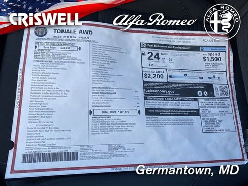 New 2025 Alfa Romeo Tonale image 44