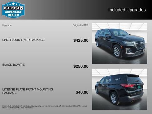 Used 2023 Chevrolet Traverse LS w/ LPO, Floor Liner Package image 3