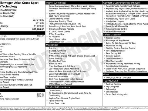 Used 2020 Volkswagen Atlas Cross Sport SE FWD image 7