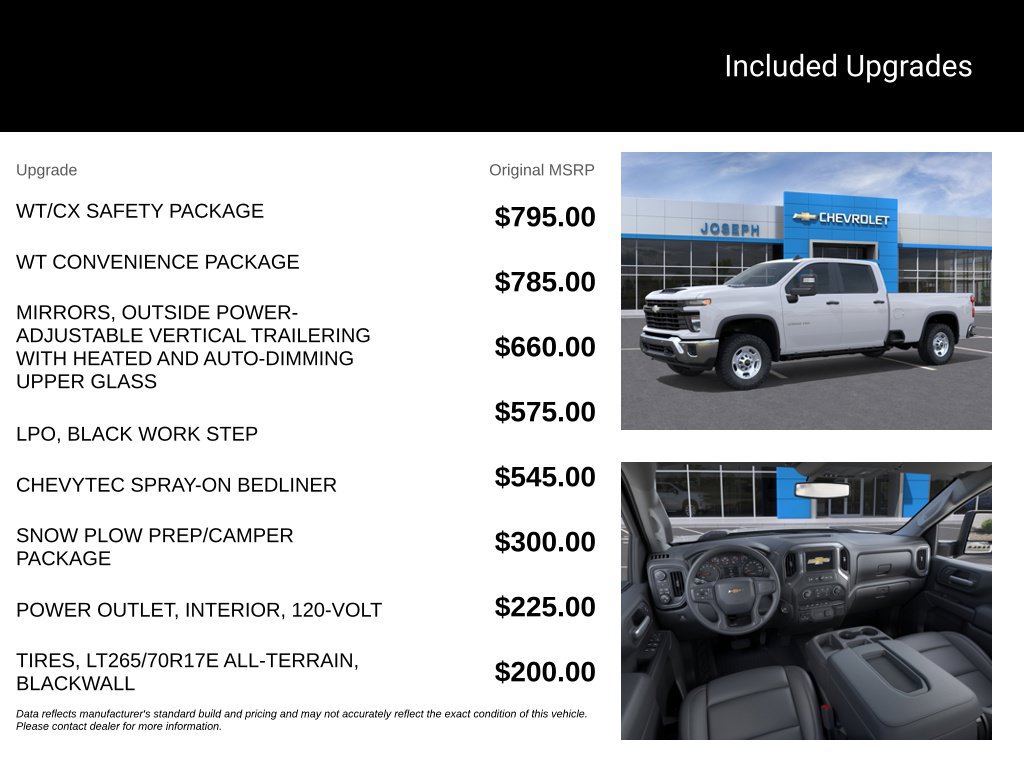 New 2026 Chevrolet Silverado 2500 W/T w/ WT/CX Safety Package AWD/4WD image 4