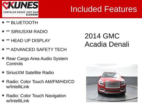 Used 2014 GMC Acadia Denali FWD image 4