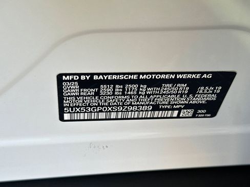 Used 2025 BMW X3 xDrive30i w/ Premium Package image 40