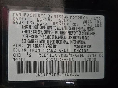 Used 2018 Nissan Sentra SR w/ Technology Package FWD image 19