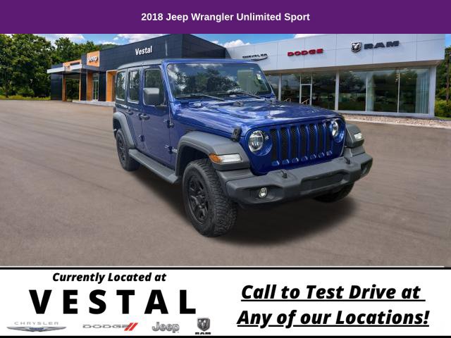 Used 2018 Jeep Wrangler Unlimited Sport AWD/4WD 360° Tour