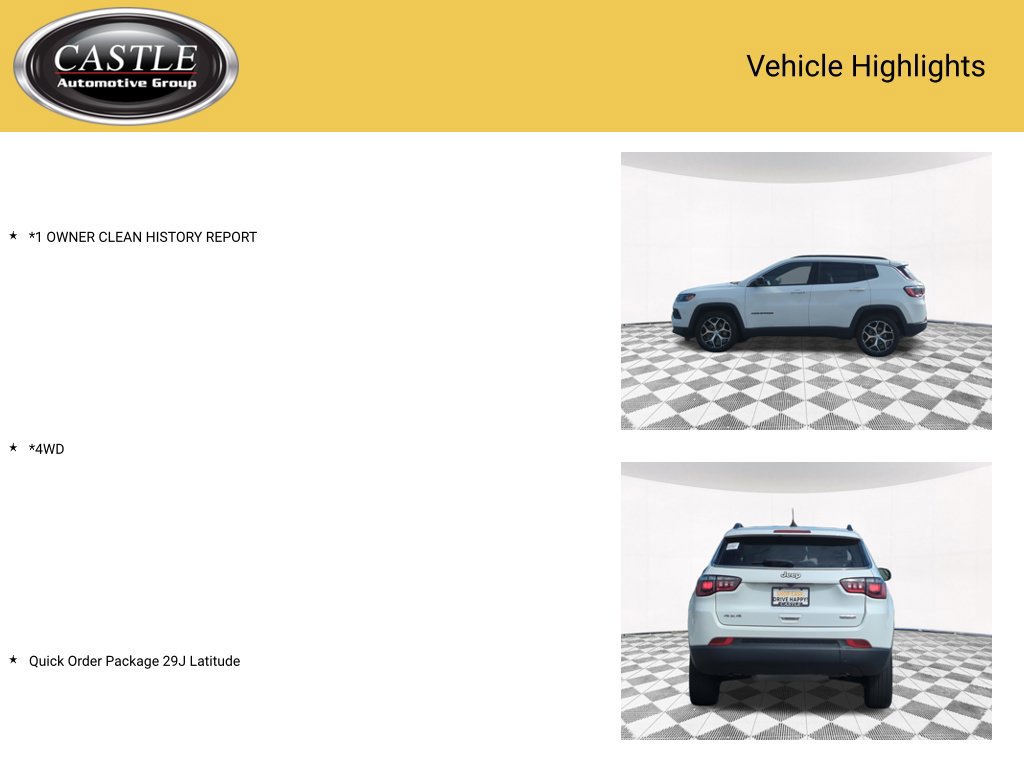 Used 2024 Jeep Compass Latitude AWD/4WD image 3