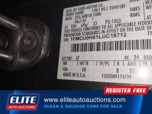 Used 2020 Ford Escape SEL FWD image 18