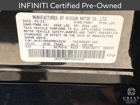 Certified 2023 INFINITI Q50 Luxe w/ Cargo Package AWD/4WD image 31