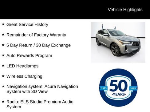 Used 2025 Acura RDX SH-AWD w/ Technology Package image 8