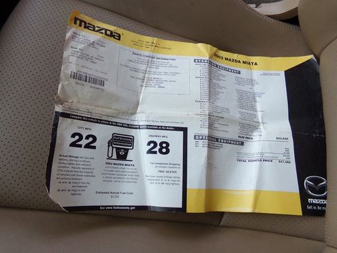 Used 2002 MAZDA MX-5 Miata LS image 42