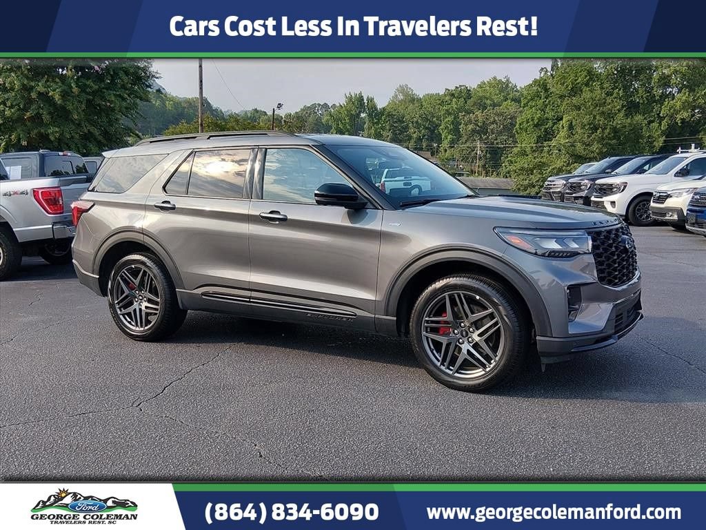 Certified 2025 Ford Explorer ST-Line w/ ST-Line Street Pack AWD/4WD 360° Tour
