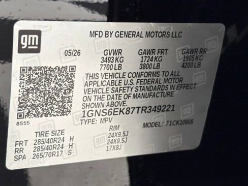 New 2026 Chevrolet Suburban RST w/ RST Capability Package AWD/4WD image 51
