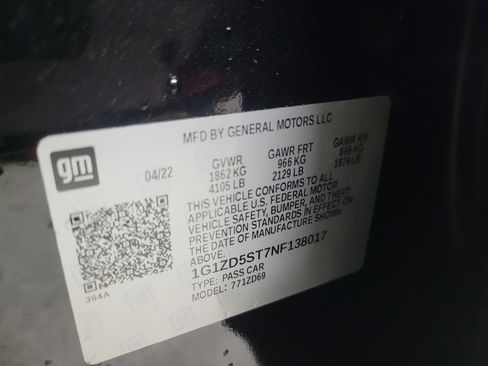 Used 2022 Chevrolet Malibu LT FWD image 33