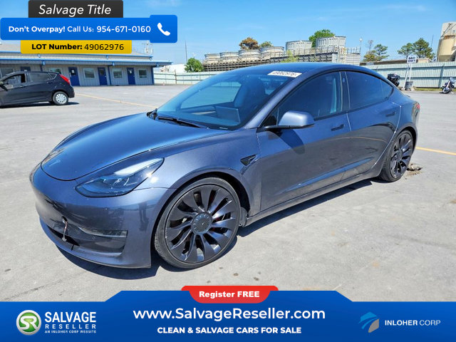 Used 2021 Tesla Model 3 Performance AWD/4WD image 1