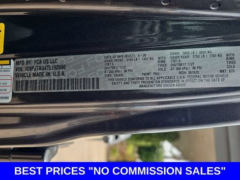 New 2026 Jeep Gladiator Sport AWD/4WD image 41