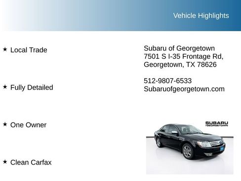 Used 2008 Ford Taurus Limited FWD image 9