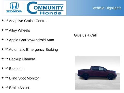 Certified 2025 Honda Ridgeline Black Edition image 8