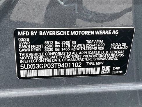 New 2026 BMW X3 xDrive30i w/ Premium Package AWD/4WD image 13