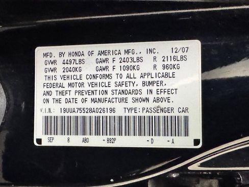 Used 2008 Acura TL Type-S image 11