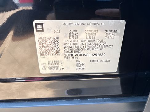 Used 2018 Chevrolet Traverse LT AWD/4WD image 32