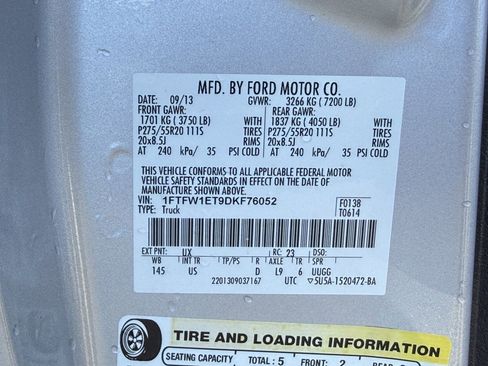 Used 2013 Ford F150 XLT w/ Luxury Equipment Group image 33