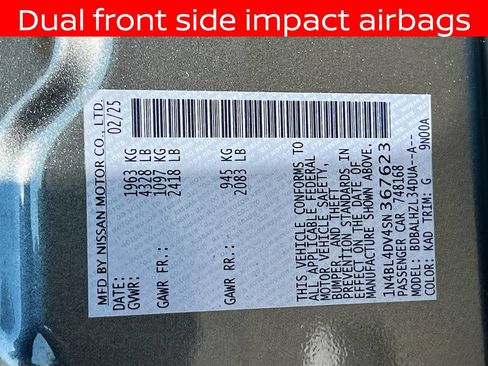 Used 2025 Nissan Altima 2.5 SV FWD image 28