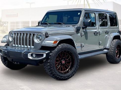 Used 2021 Jeep Wrangler Unlimited Sahara w/ Safety Group AWD/4WD image 28