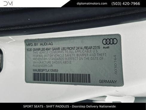 Used 2020 Audi A3 2.0T Premium AWD/4WD image 51