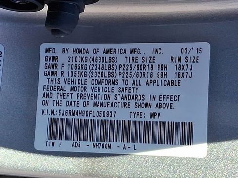 Used 2015 Honda CR-V Touring image 28