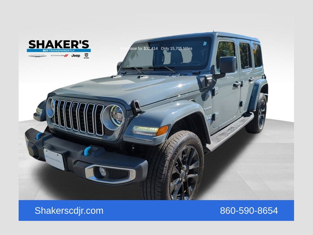 Used 2024 Jeep Wrangler Unlimited Sahara w/ Technology Group AWD/4WD image 1