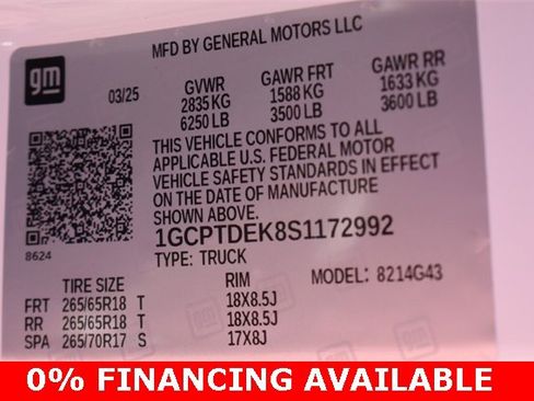 New 2025 Chevrolet Colorado Z71 w/ Midnight Edition image 38