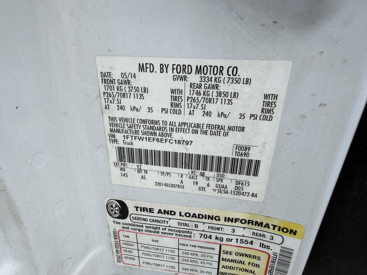 Used 2014 Ford F150 XL w/ Trailer Tow Package AWD/4WD image 24