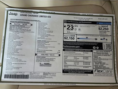 New 2026 Jeep Grand Cherokee Limited image 21