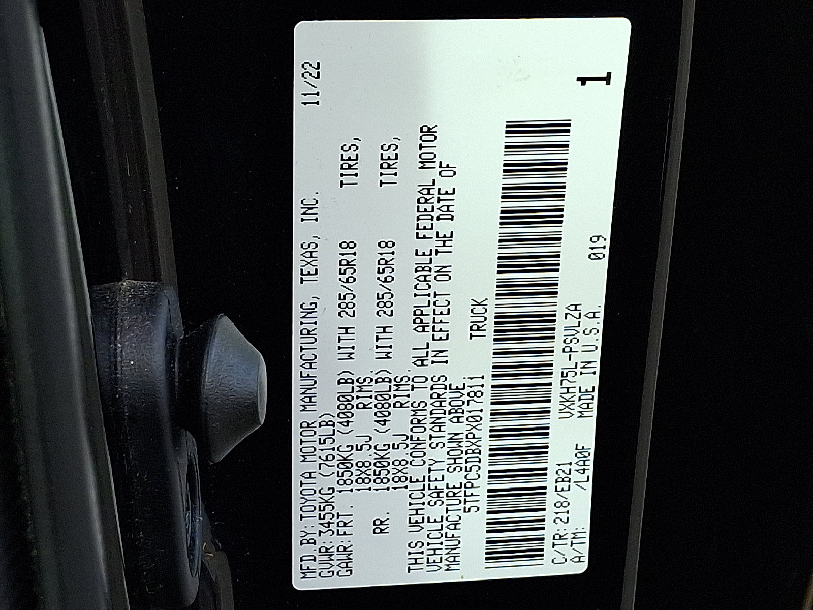 Used 2023 Toyota Tundra TRD Pro AWD/4WD image 27