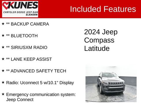 Used 2024 Jeep Compass Latitude image 2
