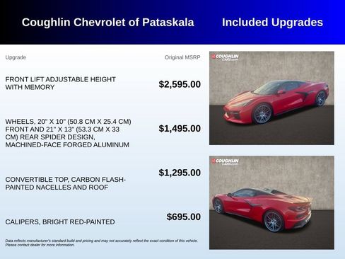 Used 2024 Chevrolet Corvette Z06 w/ Battery Protection Package RWD image 3