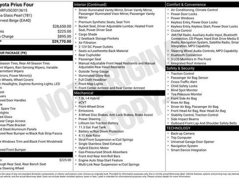 Used 2016 Toyota Prius Four image 2