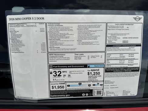 New 2026 MINI Cooper S FWD image 26