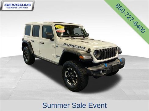 Certified 2025 Jeep Wrangler Unlimited Rubicon 4xe w/ Safety Group AWD/4WD image 1