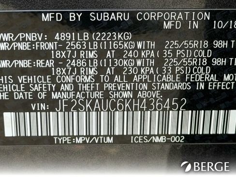 Used 2019 Subaru Forester Limited w/ Popular Package #3 image 35