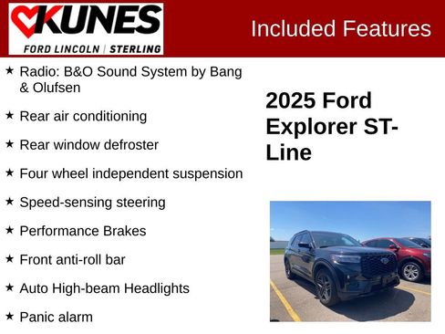 Used 2025 Ford Explorer ST-Line w/ ST-Line Street Pack AWD/4WD image 3