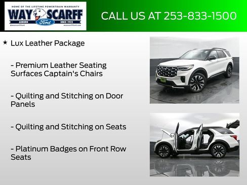 New 2026 Ford Explorer Platinum w/ LUX Leather Package image 6