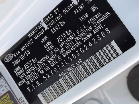 Used 2018 Kia Optima S w/ Panoramic Sunroof Package image 36