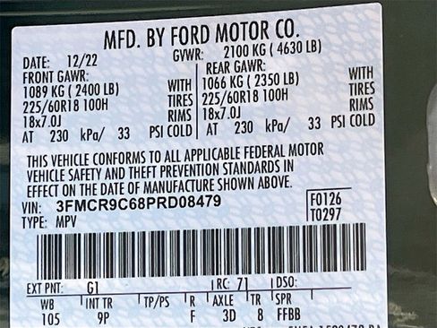 Used 2023 Ford Bronco Sport Outer Banks w/ Tech Package image 32