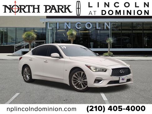 Used 2019 INFINITI Q50 Luxe w/ Essential Package (3.0T Luxe) RWD image 1