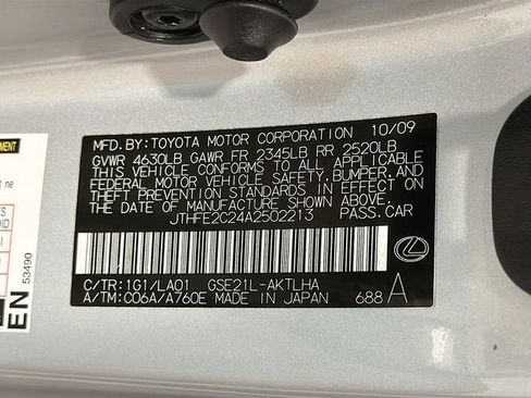Used 2010 Lexus IS 350C RWD image 23
