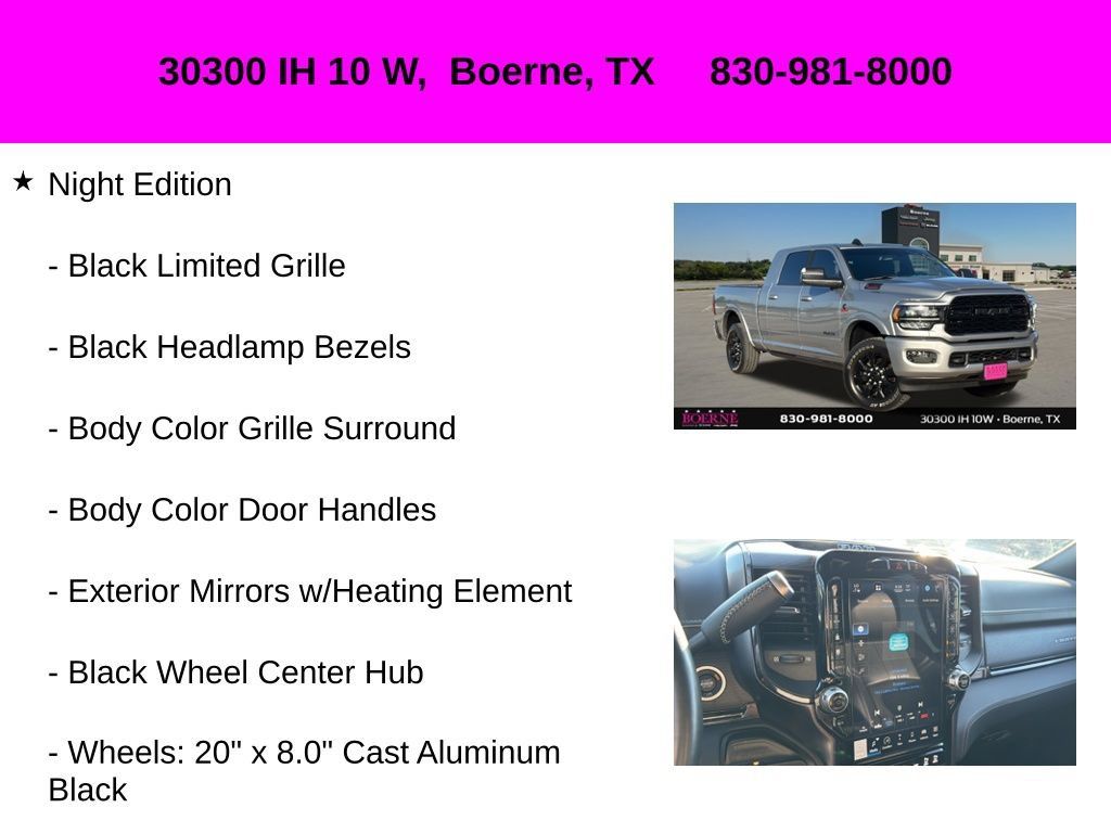 Used 2022 RAM 2500 Limited w/ Night Edition AWD/4WD image 35