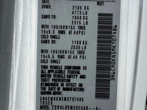 Used 2021 Nissan NV200 S image 25