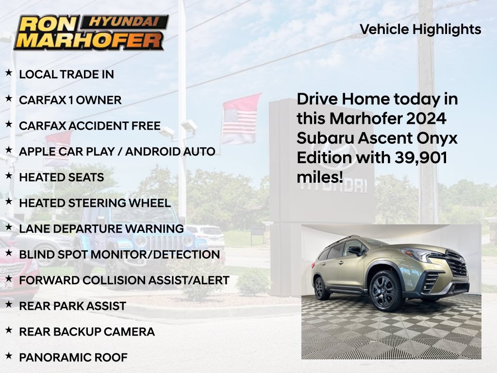 Used 2024 Subaru Ascent Onyx Edition AWD/4WD image 15
